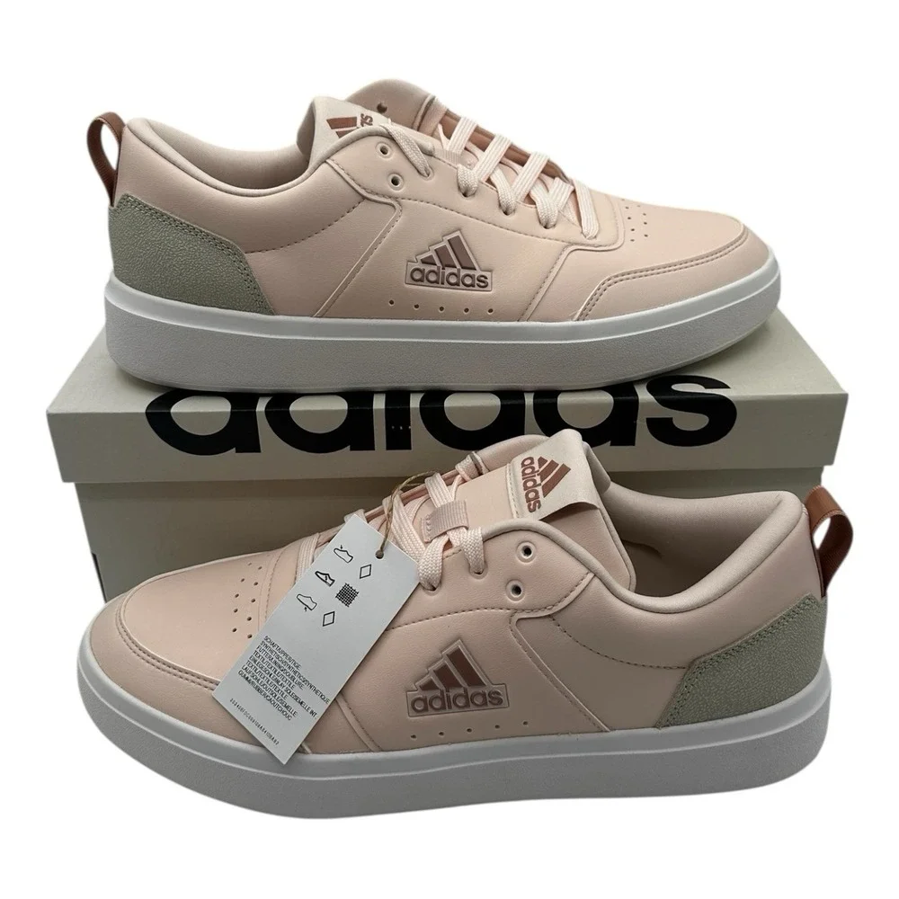 Adidas Park‎ St Shoes Womens Sz 11 Blush Pink Casual Tennis Sneakers IG9857